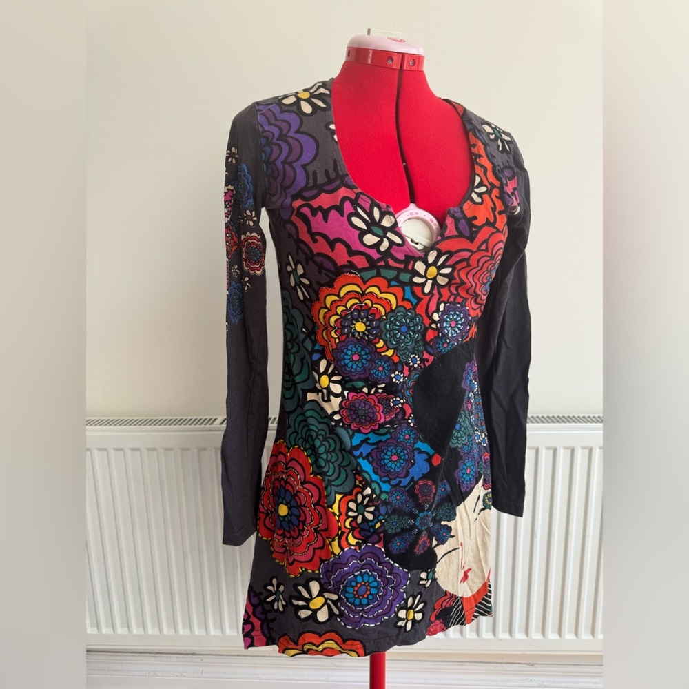 Desigual Embroidered Boho Dress/Tunic
